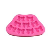 Flower Bowknot Silicone Molds Making Fondant Cake Molds Decorating Baking Tool for Making Chocolate Fondant Dessert E