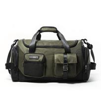 Travel Bag Backpack Men's Satchel Large Capacity Fitness Bag Carrying Duffel Bag Outdoor Hiking Bag tamsiai žalia spalva
