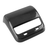 For Tesla Model 3 Y 2021 2022 2023 2024 2025 ABS Carbon Fiber Car Rear Air Conditioning Vent Outlet Cover Trim Sticker