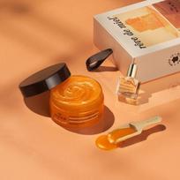Nux Revdmiel Body Scrub 175ml gift plan (+ 10ml dry oil, wood scoop provided)