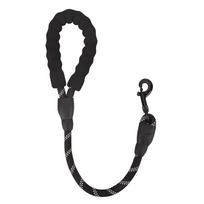 Atspindintis, atsegamas šuns pakinktas ir pavadėlis vidutinio ir didelio dydžio šunims - Naudoti lauke Length 60CM/Width 1.2CM black