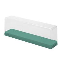 Action Figure Storage Box Dustproof Stackable Transparent Cartoon Figure Doll Display Case Green žalia