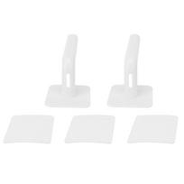 2Pcs Storage Stand WallMounted PunchFree Roll Paper Shelf Organizer for Kitchen Bathroom
