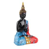 Thai Reclining Buddha Statue Ornament Positive Energy Handcrafted Resin Buddhist Figurine for Home