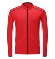 Autumn/Winter Casual Volleyball & Football Training Suits, Running & Fitness Sports Jackets for Men & Women L red