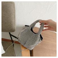 Women's crystal strass clutch bag bucket handbags shoulder bag party wedding luxury designer bags