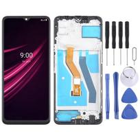 For T-Mobile REVVL V+ 5G LCD Screen Digitizer Full Assembly with Frame (Black) juoda