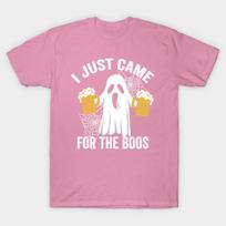 T Shirt Women Funny Halloween Beer Shirt Harajuku Print Kawaii Tshirt Summer Short Sleeve Female T-Shirt Top Tee S rožinė