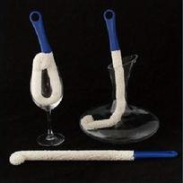 Soft Bendable Foam Wine Decanter Stemware Glasses Dust Cleaning Brush Flexible Win Bar Set Cleaner black