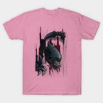 T Shirt Women Heeeres Xeno Harajuku Print Kawaii Tshirt Summer Short Sleeve Female T-Shirt Top Tee S rožinė