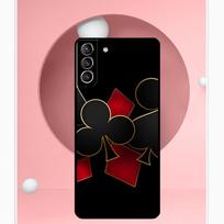 Poker Playing Card Case For Samsung Galaxy S22 S23 S24 Ultra Note 20 10 S8 S9 S10 Plus S21 S20 FE Soft Cover Galaxy S21 FE