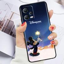 Fireworks Minnie Mickey For Xiaomi Redmi Note 13 12R 12 12S Turbo 11 11T 11S 10 10S Pro Plus 5G Black Back Phone Case Redmi Note 12 4G