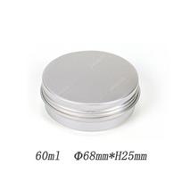 60 ml medienos likučių aliuminio kosmetikos kremui skardinė, 68*25 mm sandari pakuotė, 60 g tepalo metalinė dėžutė.