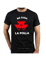 ME SUDE LA POLLA Funny Printed T-Shirt Men Cotton Casual Short Sleeves Summer Men Breathable Basic Tshirt Creative Gift Tees Top XXXXXL