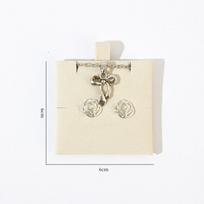 Dual-Sided Microfiber Anti-Oxidation Jewelry Storage Bag beige