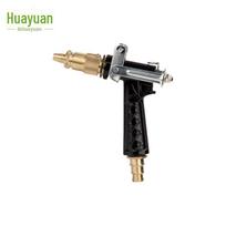 High-Pressure Car Wash Kit: Copper Water Gun, Hose, Brush & Soft Grip for Efficient Cleaning black