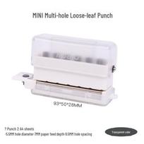 Kedeyou B5 Six-Hole Mini DIY Binder Punch white