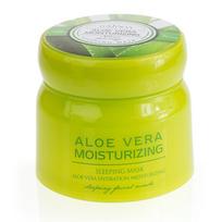 Naktinė drėkinamoji veido kaukė su alavijų ekstraktu Aloe Vera 100 g 300 ml