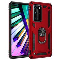 Huawei P40 P30 P20 Lite Pro Mate 20 30 40 Lite Pro dėklas Šarvuotas smūgiams atsparus dangtelis Huawei Nova 5T 7i 6se 7se dėklui Huawei Mate 30Lite raudona