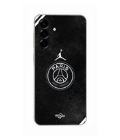 Dėklas - Maniacase - Samsung Galaxy A26 - Silikoninis - PSG Jordan logotipas - Juodas juoda