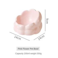 Pet Oblique Ceramic Bowl Large Caliber Mutual Neck Anti-knock Cat Feeding Bowl Supplies feeding water bowl