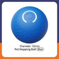 Įkraunamas interaktyvus šuns kamuolys elektrinis naminių gyvūnų žaislinis kamuolys katės šuns kramtymo treniruočių kamuolys išmanus judantis šokinėjantis riedantis magiškas kamuolys blue