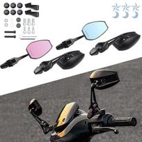 Universalus nuo akinimo galinio vaizdo veidrodis motociklams ir Maverick elektromobiliams Black Appearance (Blue Glass) black