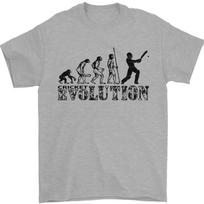 Evolution Of A Cricketer Cricket Maglietta T Shirt XXL
