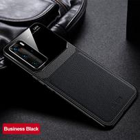 For Huawei P50 P40 Pro Case PU Leather Silicone Bumper Back Cover For Huawei P30 P40 P50 Pro Plus Lite 4g 5g P 40 Cases P30