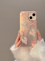 Girl's pearl bow Case For iPhone 11 12 13 14 15Pro ProMax Case Drop Protection Cover for iphone13 Pro(6.1")