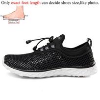 Summer Lace Up Aqua Shoes Men Outdoor Wading Upstream Waders Water Sneakers Aquashoes Light Breathable Zapatos De Agua Homme 35 juoda