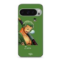 Google Pixel 9 Pro case Roronoa Zoro One Piece manga anime Maniacase juoda