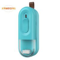 Transparent Handheld Heat Sealer,Push Cutter Buckle, Lanyard, Vacuum Sealing for Food Bags mėlyna