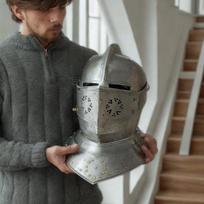 Medieval Close Armor Helmet Replica Medieval Decor Costume Helmet Best Gift For Him Home Decor