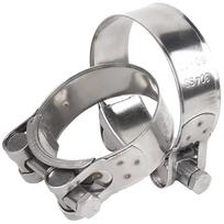304 Nerūdijančio plieno europietiško stiliaus sustiprintas vamzdžių apkabos lankas 20-22 mm (201 Stainless Steel)