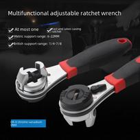 Universal Adjustable Multifunctional Ratchet Wrench, Dual-Direction, 6-22mm Metric Quick Wrench Adjustable two-way ratchet wrench 6-22mm (opp bag)