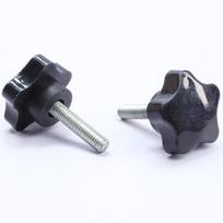 Cinkuota žvaigždės formos bakelito varžto rankenėlė su slyvos formos rankena (M6, M8, M10) M6x16