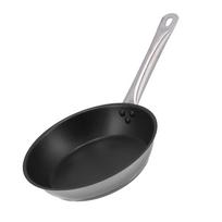 304 Stainless Steel Fry Pan Non Stick Heat Resistant Frying Egg Pan Cookware for Kitchen