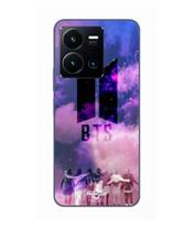 Case For Vivo Y35 4G bts kpop music group logo Maniacase juoda