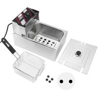 Electric Fryer Multifunctional Oil Deep Fryer Single Tank Countertop Frying Machine for Home