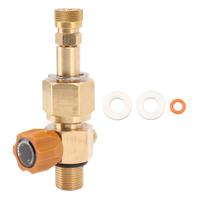 Žalvarinis 5000Psi M18x1.5 Aukšto Slėgio Jungiklis-Vožtuvas su Aukso spalvos 8mm Vidiniu Jungikliu CO2 Pripučiamiems