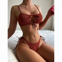 Micro Bikinis Sexy Bikini Set Women's Swimwear Push Up Swimsuit Female Thong Swimming Suit Solid Beachwear Brazilian Bikini S ruda