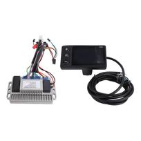 Valdiklis V890 LCD Ekrano Panelės Rinkinys 36V 48V 60V 750W 33A ABS Aliuminio Lydinys Greitas Šilumos Išsklaidymas black