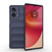 For Motorola MOTO Edge 50 Fusion 5G Back Cover Phone Case Soft Liquid Silicone Anti-fall Shockproof Protect Funda Coque Cases For Edge 50 Fusion tamsiai mėlyna spalva