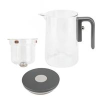 Tea Pot 800ml Water Separation Press Control Transparent Look Removable Glass Teapot for Home L