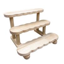 Premium Wood Figurine Display Shelf Stylish Wood Display Unit Presentation Organizers For Enhancing Home Aesthetics 3