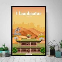 Vintage Retro Travel City Map Canvas Wall Art  Berlin Singapore Hong Kong  Classic Posters for Home Living Room Decor 21cm×30cm NoFrame