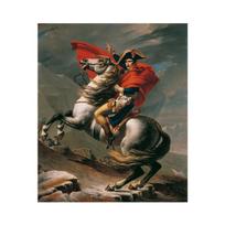 Žinomas paveikslas Napoleonas kerta Alpes Drobės plakatai ir spaudiniai Sienos meno paveikslas svetainei Namų dekoracijos Be rėmo 70*100cm No Frame