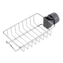 Faucet Shelf Stainless Steel No-punch Adjustable Kitchen Sink Sink Drains Rack Towel Rag Holder One Size