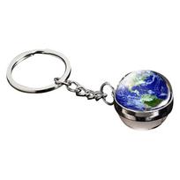 Planet Moon Keychain Keychain Time Gemstone Keychain Pendant One Size